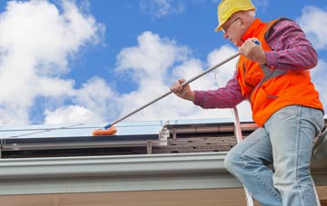 Pont Y Blew soft wash roof cleaning